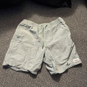 Rhythm mint khaki shorts